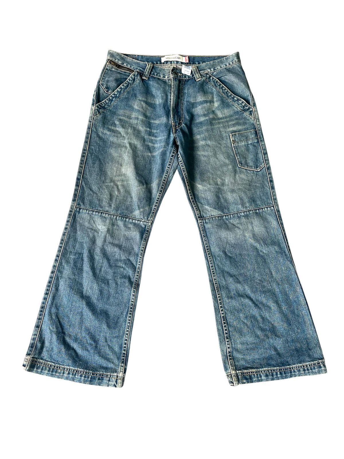 Levi's VINTAGE BAGGY LEVI'S WORKWEAR DENIM JEANS Size US 34 / EU 50 - 1 Thumbnail