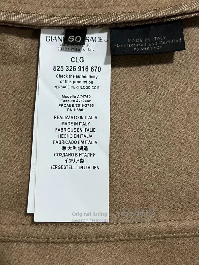 Versace Versace Runway Alpaca Leather Jacket. Size US L / EU 52-54 / 3 - 7 Thumbnail