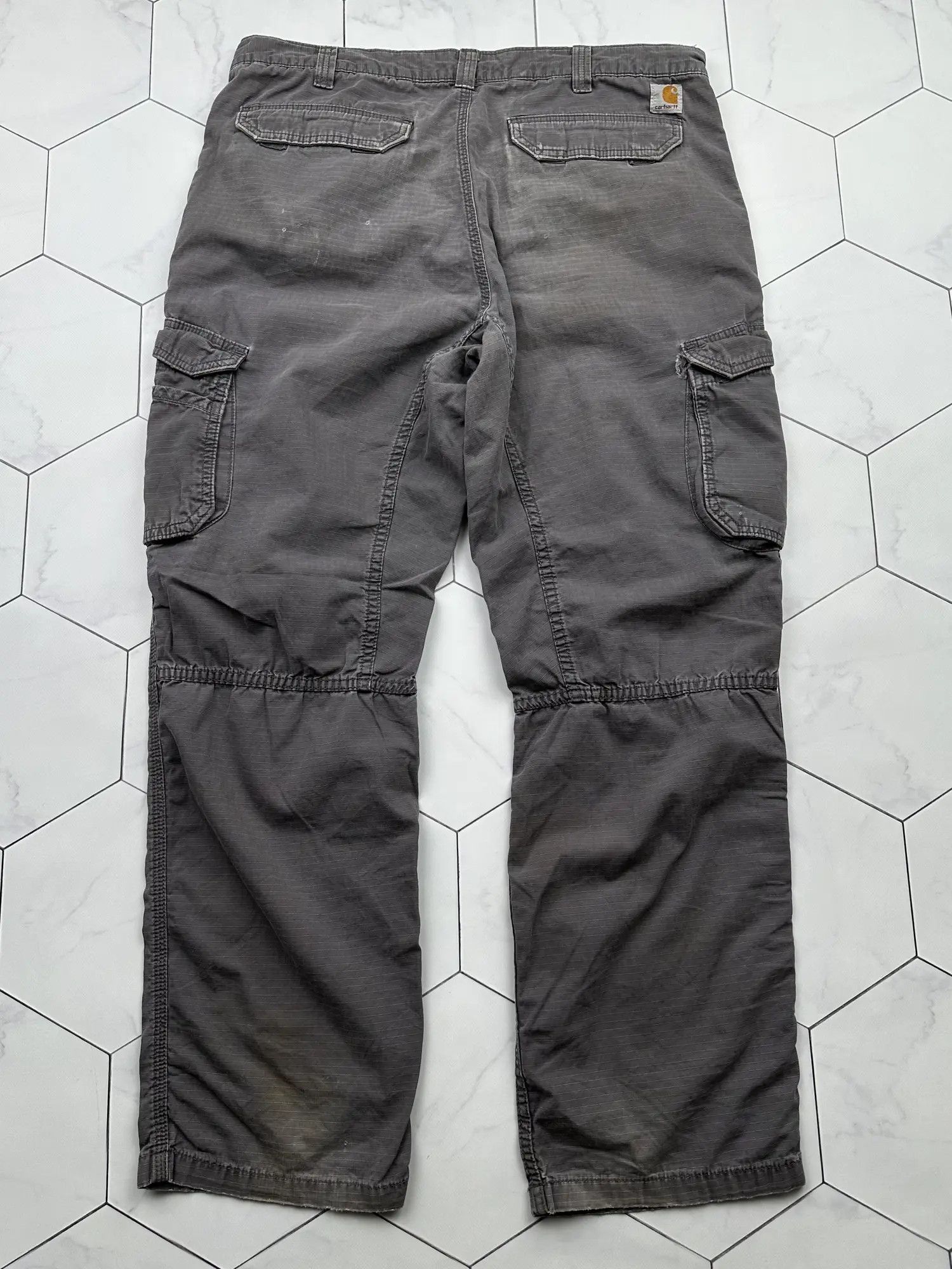 Carhartt Carhartt Thrashed Vintage Cargo Pants (B254) Size US 38 / EU 54 - 13 Thumbnail