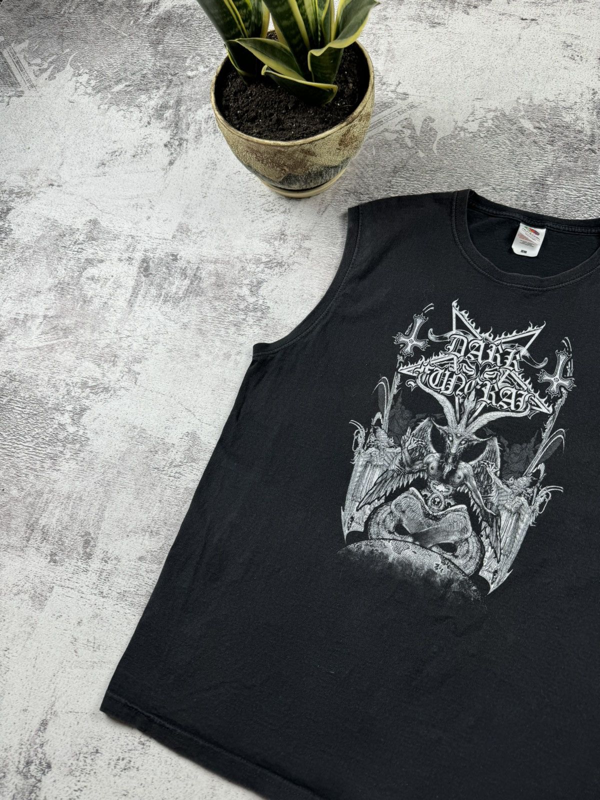 Band Tees Vintage 90S Dark Funeral Vest Tee T Shirt Devil Merch Hype Size US L / EU 52-54 / 3 - 3 Thumbnail