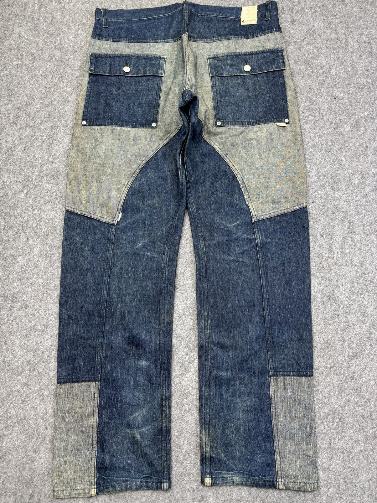 Japanese Brand COMMUNITY WORKS Japan Street Fashion Designer Denim F887 Size US 36 / EU 52 - 15 Thumbnail
