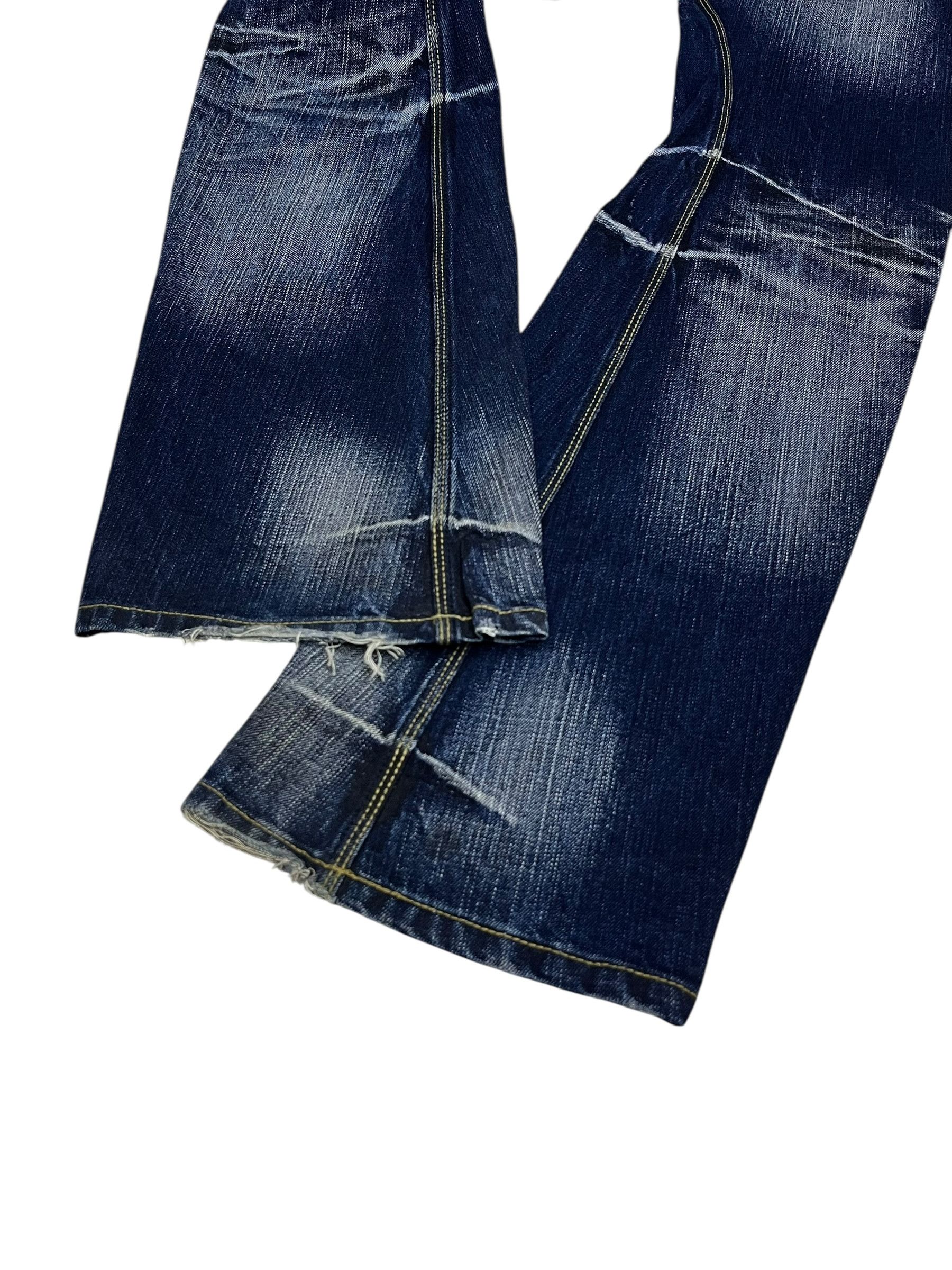 HIDEAWAYS RARE🔥NICOLE CLUB FOR MEN Punk Whiskers Twisted Flare Denim Size US 31 - 11 Thumbnail