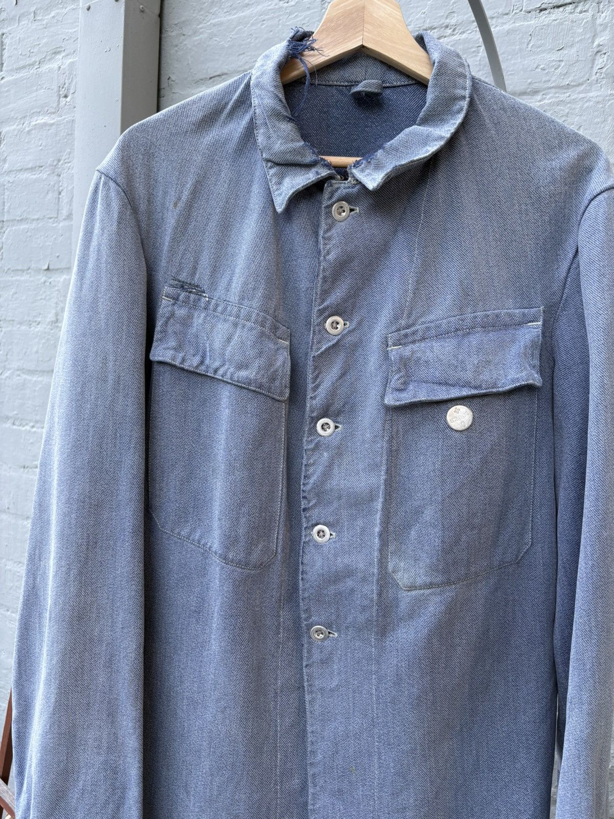 Other 1940s-50s swiss prisoner coat Size US L / EU 52-54 / 3 - 2 Thumbnail