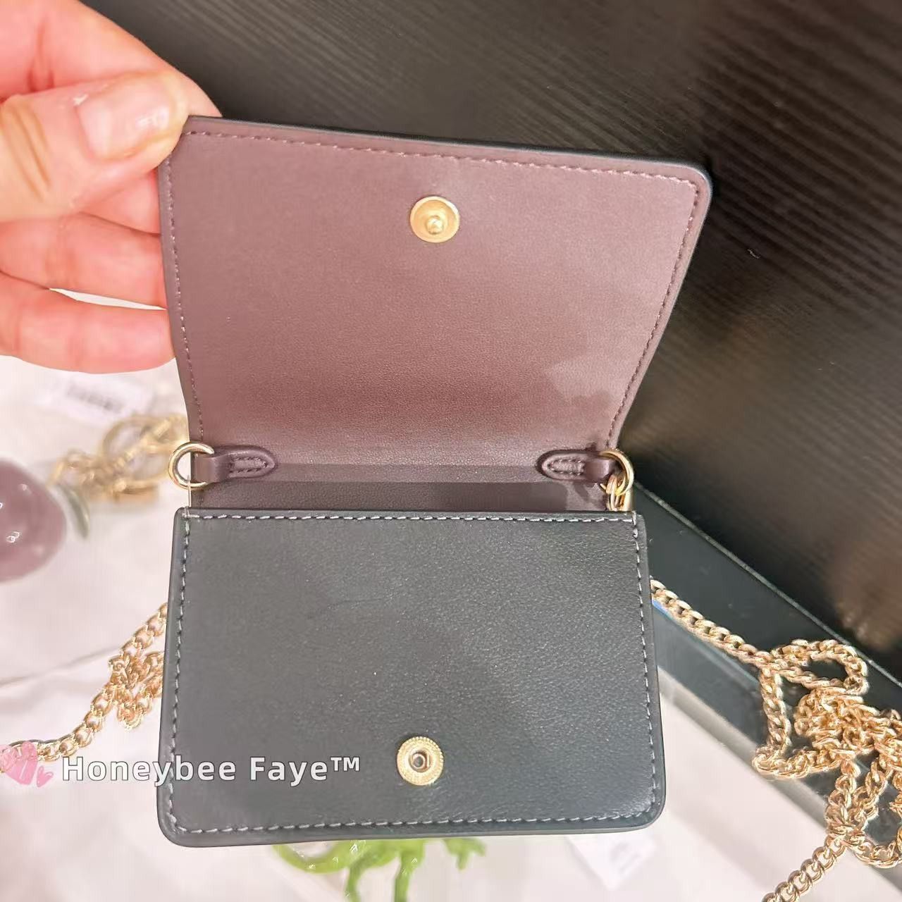 Coach NWT Coach CDE98 Mini Wallet On A Chain With Cherry Print Size ONE SIZE - 5 Thumbnail