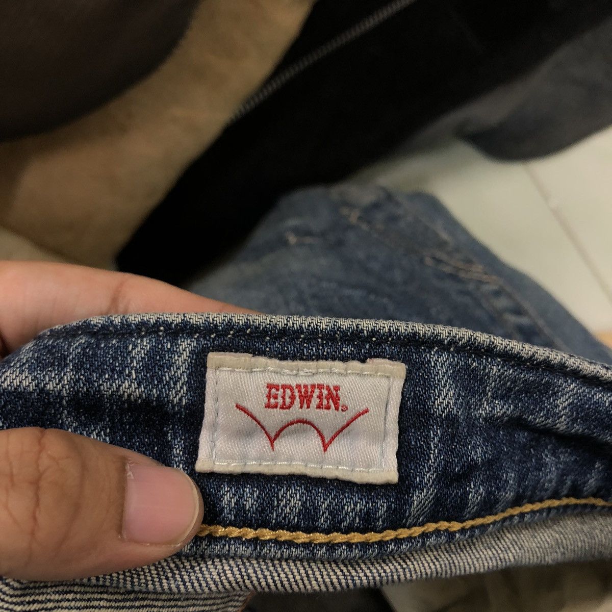 Japanese Brand 🔥90’s Vintage Distressed Denim Jeans Edwin Size US 34 / EU 50 - 13 Thumbnail