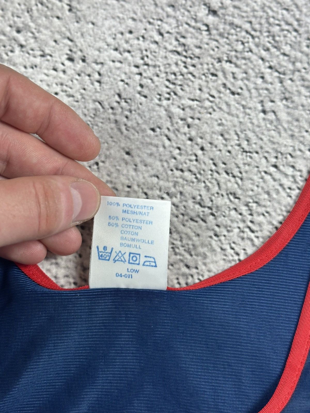 Nike × Vintage Vintage Nike Sportswear Mesh Tank UK Made (80s/90s) Size US M / EU 48-50 / 2 - 8 Thumbnail