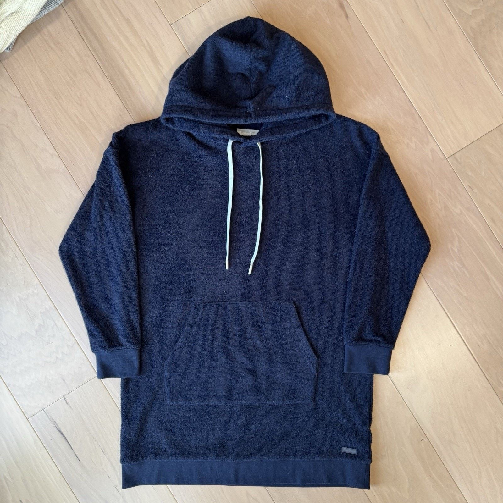 Outerknown Outerknown Hoodie Dress Women's Medium Navy Terry Cotton Size M / US 6-8 / IT 42-44 - 2 Thumbnail