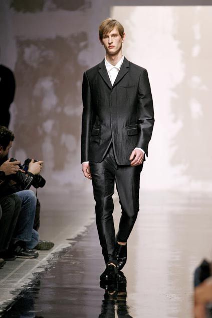Fused Silk / Wool Ombré Blazer FW 2007 Runway