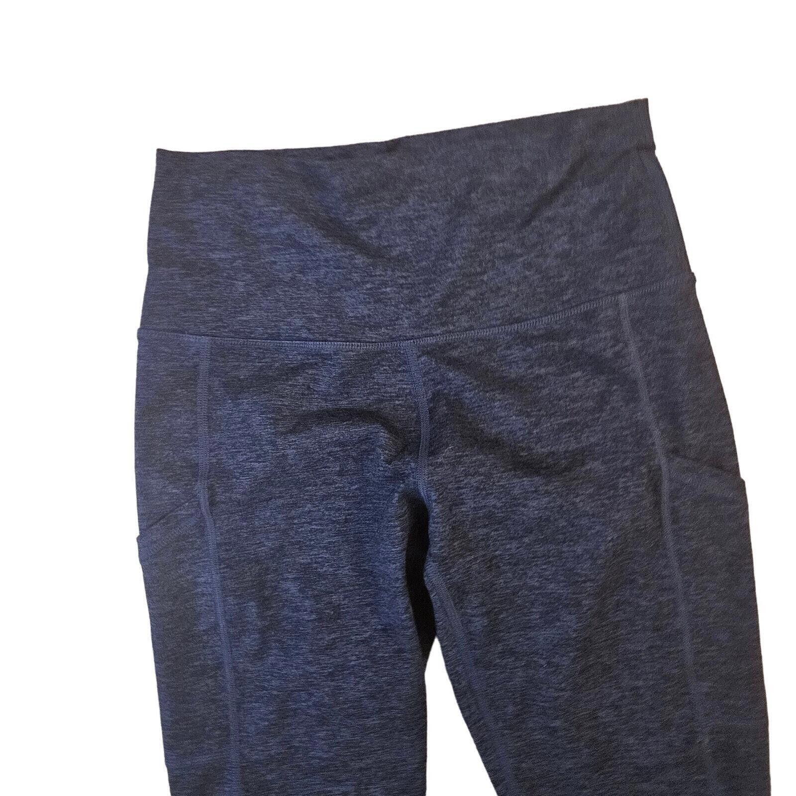 Designer Lululemon Women's Compression Leggings Black Size 6 Size 28" / US 6 / IT 42 - 2 Thumbnail