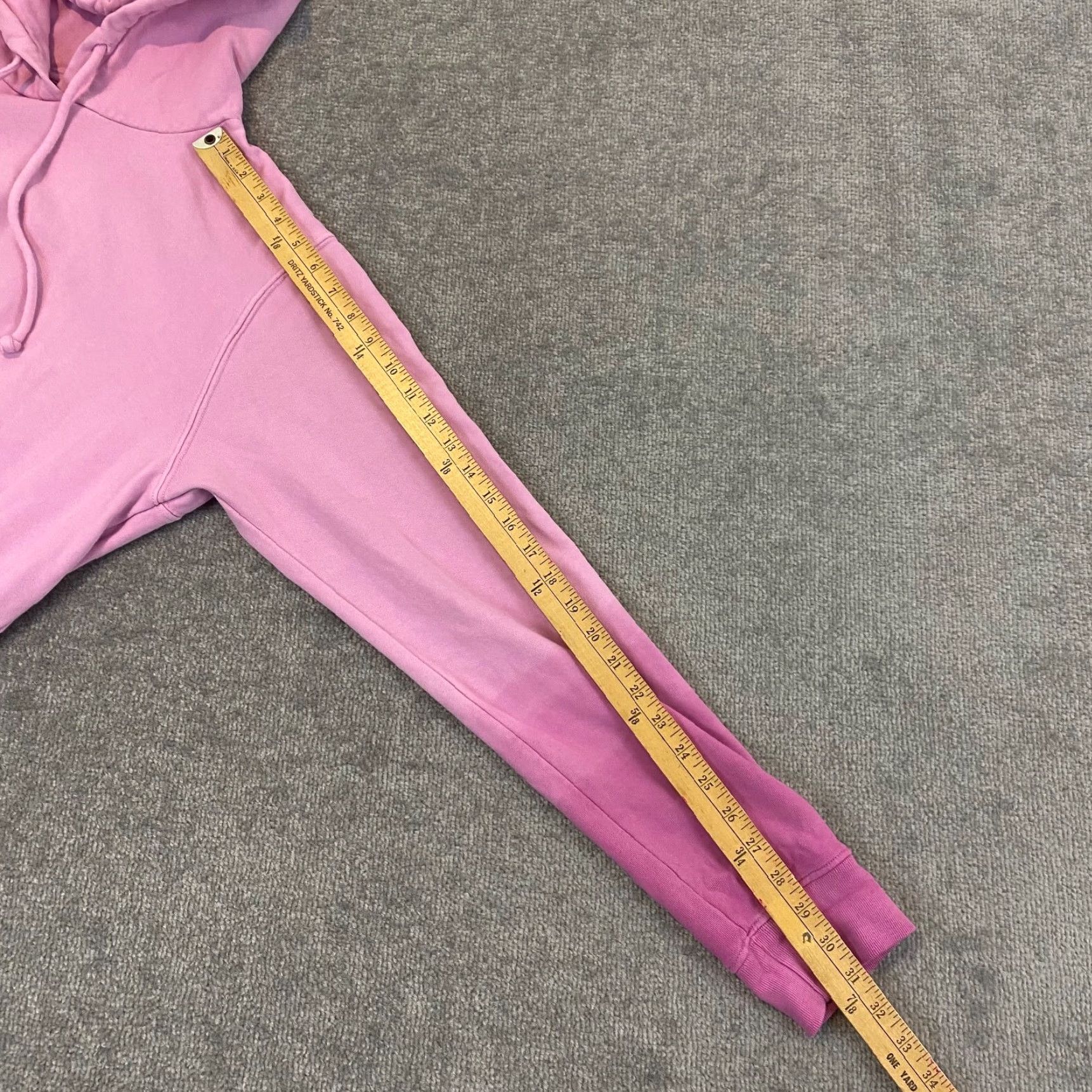 Outerknown VINTAGE OUTERKNOWN Hoodie Jacket Mens Large Pink Sunfade Hooded Long Sleeve USA Size US L / EU 52-54 / 3 - 6 Thumbnail