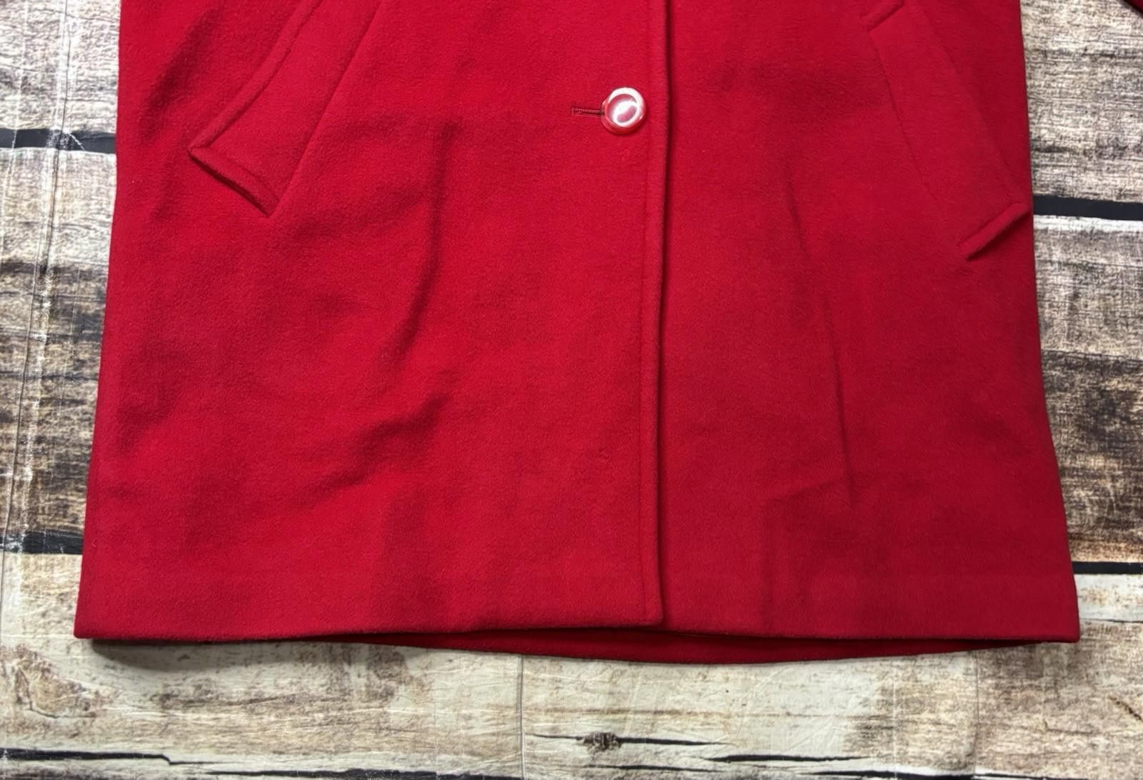 Other VTG St Sophia Paris Pea Coat Womens XL Cashmere Wool France Size XL / US 12-14 / IT 48-50 - 5 Thumbnail
