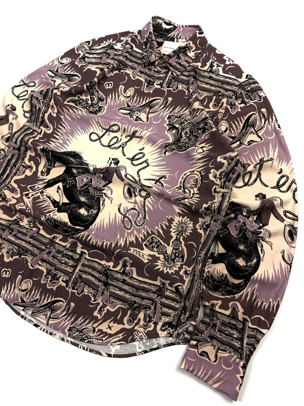 Paul Smith Paul Smith Wild West Rodeo Cowboy All Over Print Italy Size US M / EU 48-50 / 2 - 5 Thumbnail