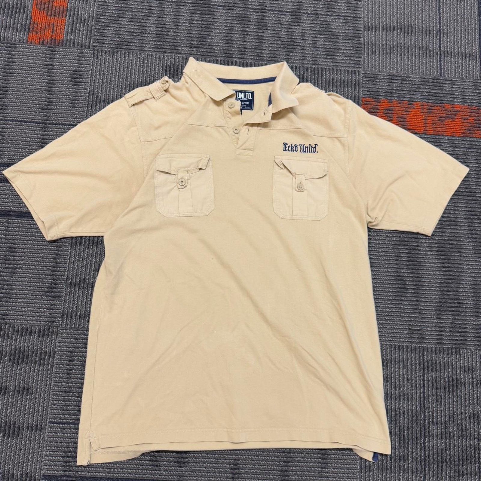 Ecko Unltd. Ecko Unltd Y2K Polo Shirt – Size XL Size US XL / EU 56 / 4 - 1 Thumbnail
