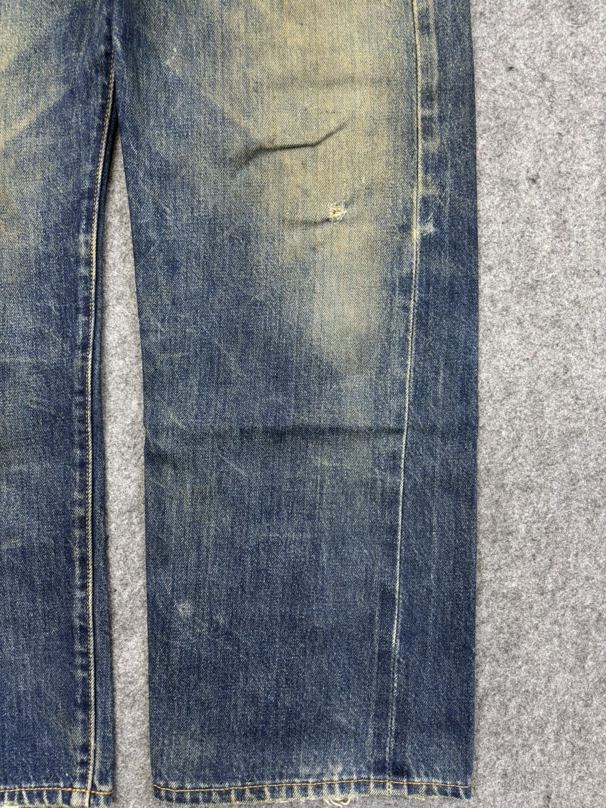 Levi's 💥Thrashed💥Vintage 90s Levis Big E 501XX Denim Selvedge F929 Size US 28 / EU 44 - 5 Thumbnail