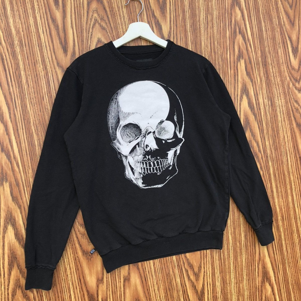 Rude Vintage Big Skull Head By Rude Pullover Sweatshirt Size US S / EU 44-46 / 1 - 2 Thumbnail