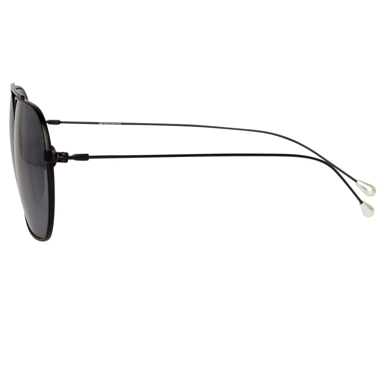 Ann Demeulemeester Ann Demeulemeester Sunglasses Matte Black and Silver Size ONE SIZE - 8 Thumbnail