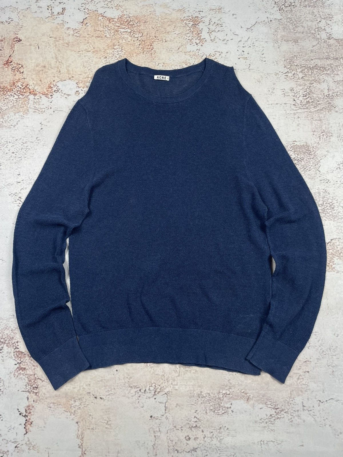 Acne Studios Acne Studios XL Navy Knit Sweater Dark Blue (Women’s) Size XL / US 12-14 / IT 48-50 - 1 Thumbnail