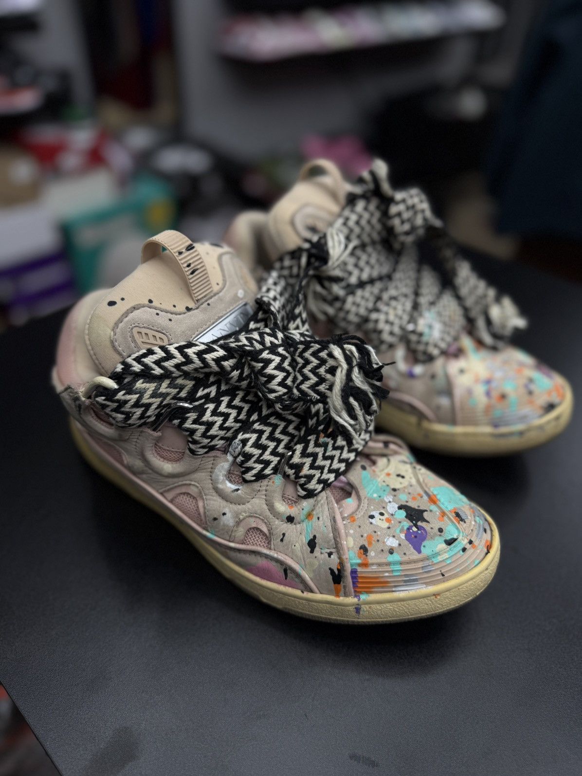 Gallery Dept. × Lanvin Gallery DEPT Lanvin Sneakers Pink Size 42EU/9US $1300 Size US 9 / EU 42 - 4 Thumbnail