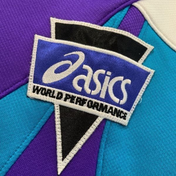 Asics A striking Rare 90s ASICS track jacket Size US M / EU 48-50 / 2 - 3 Thumbnail