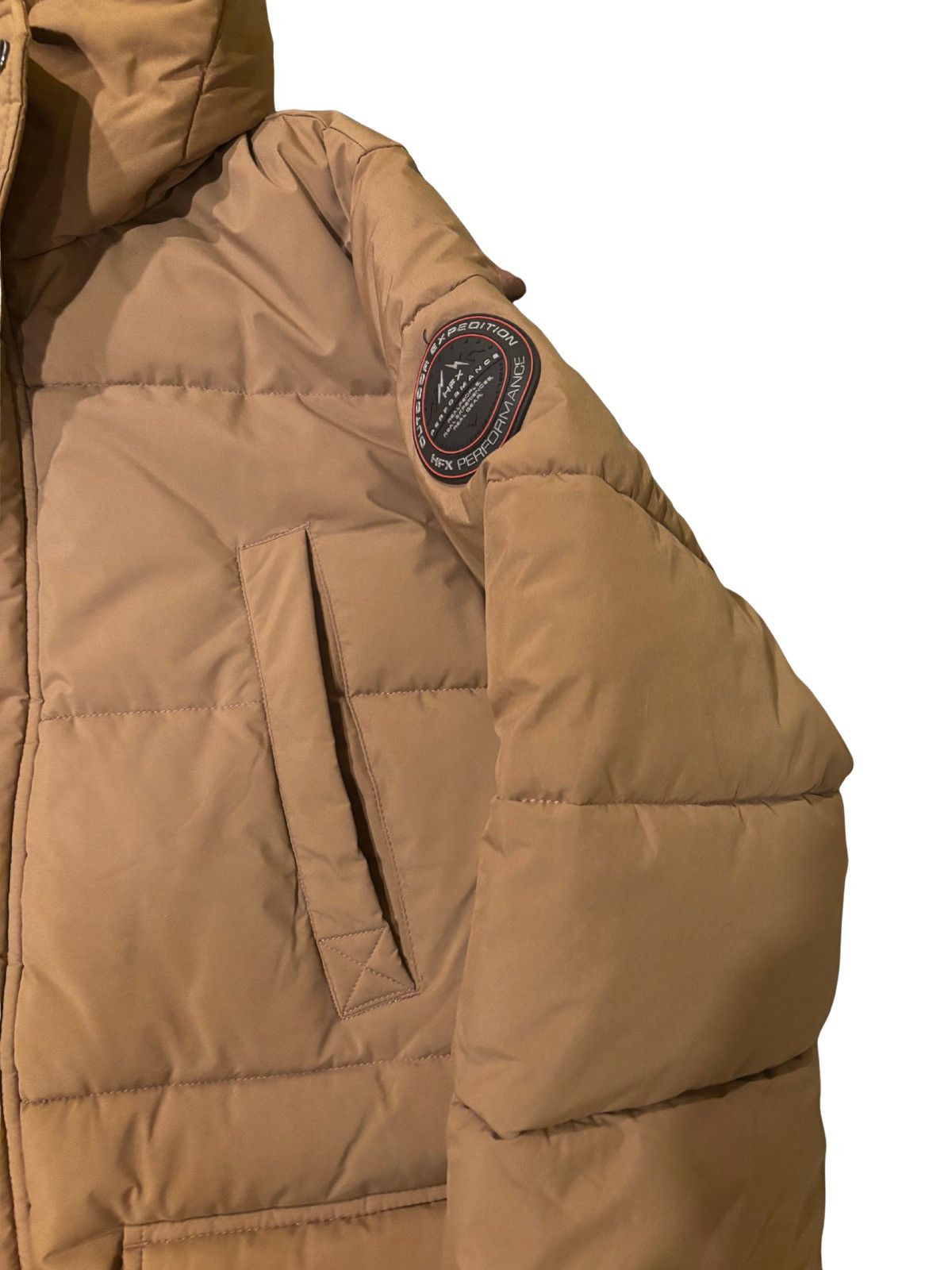 Other Men’s tan water resistant puffer Jacket.mj0128 Size US L / EU 52-54 / 3 - 4 Thumbnail