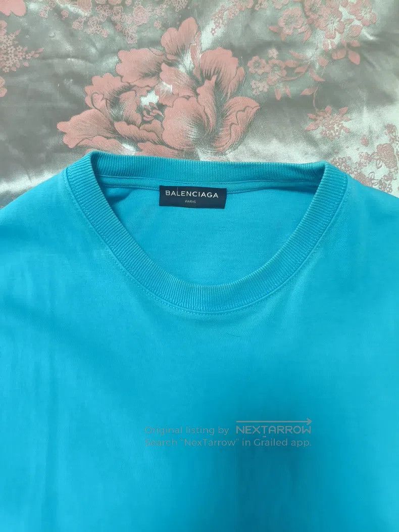 Balenciaga Balenciaga Short Sleeve, Sky Blue Size US XXS / EU 40 - 3 Thumbnail