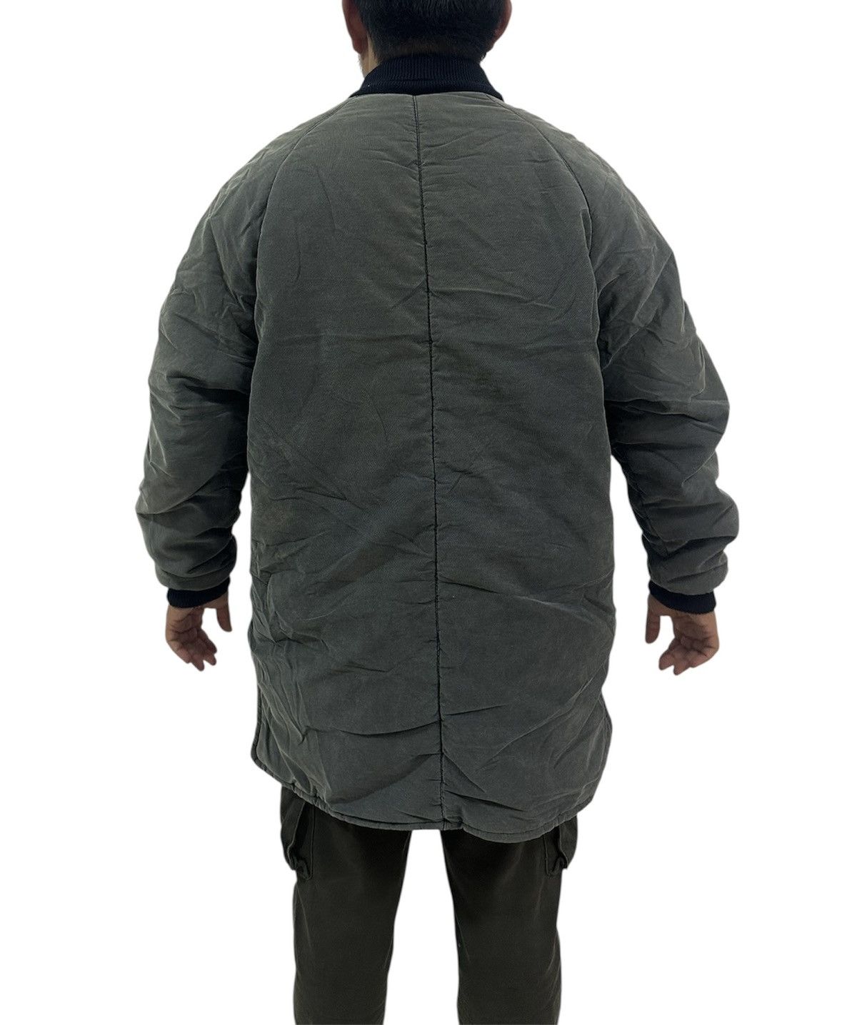 Giorgio Armani Vintage 80’s Armani Jeans Padded Bomber Jacket Oversized Size US M / EU 48-50 / 2 - 14 Thumbnail