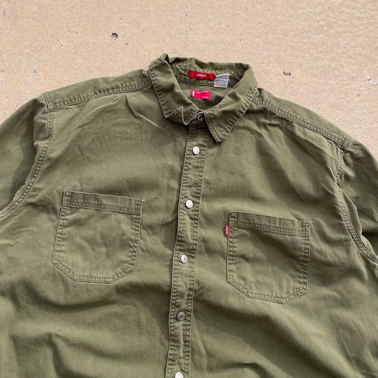 Levi's × Vintage Vintage Y2k Olive Levis Size US XL / EU 56 / 4 - 3 Thumbnail