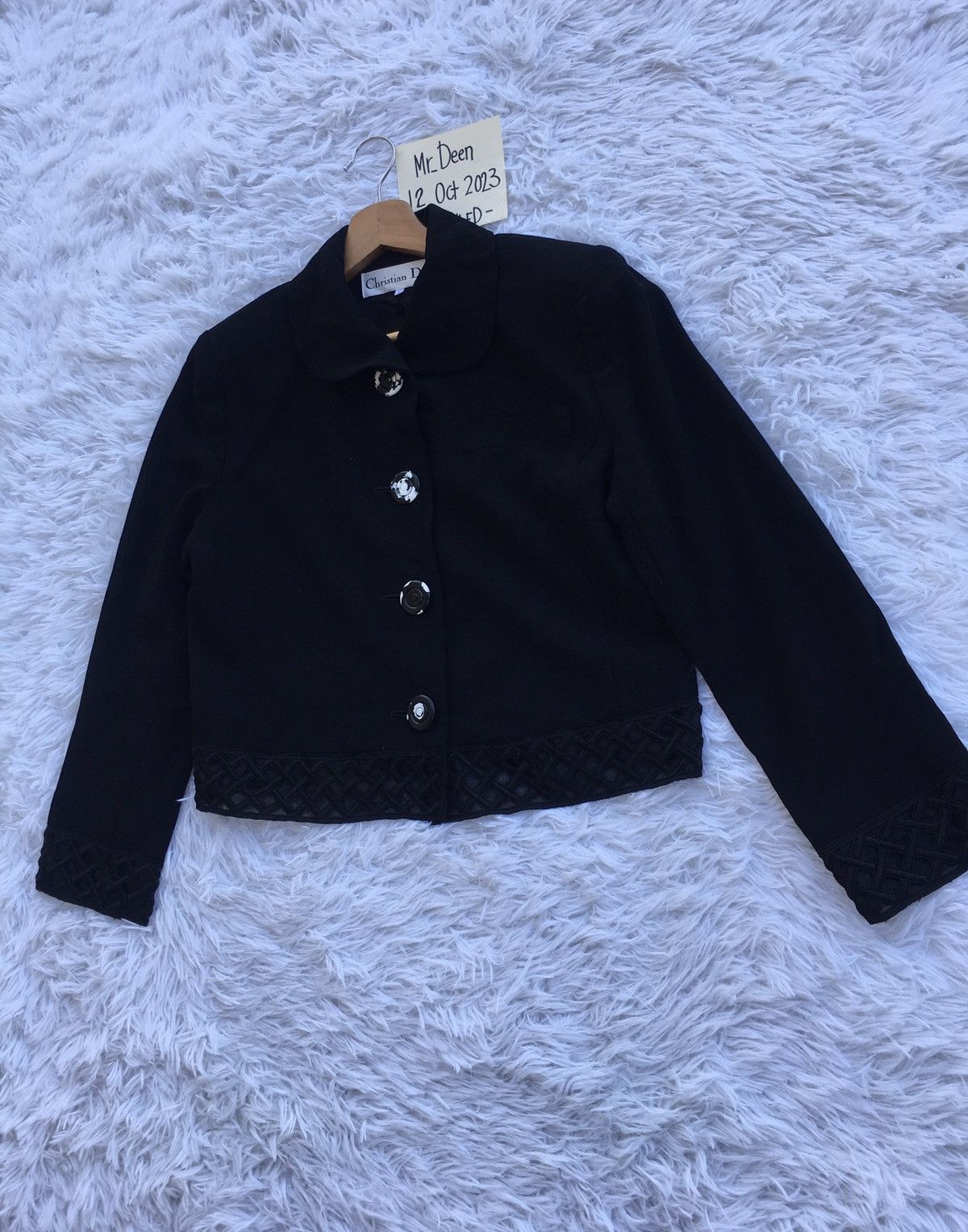 Christian Dior Monsieur Rare Vintage 90s Christian Dior Low Cut Blazer Women Size M / US 6-8 / IT 42-44 - 4 Thumbnail