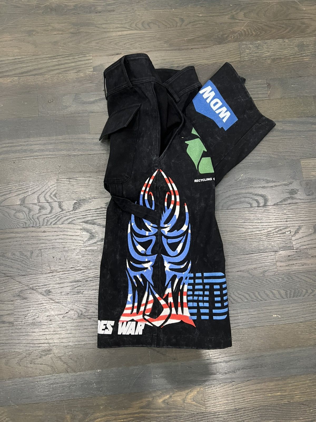 Who Decides War Recycle motif carpenter shorts Size US 30 / EU 46 - 4 Thumbnail