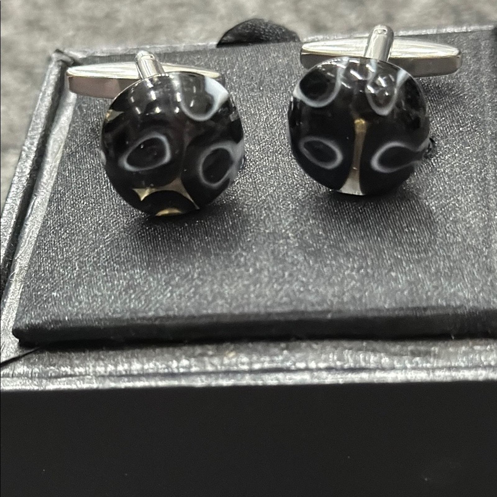 Other NWT Black and Silver Cufflinks Size ONE SIZE - 3 Thumbnail