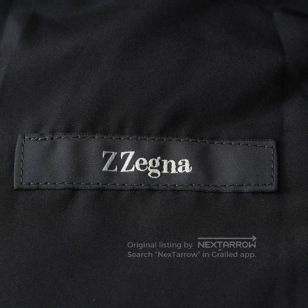 Ermenegildo Zegna ZEGNA Men's Navy Hooded Jacket. Size US M / EU 48-50 / 2 - 6 Thumbnail