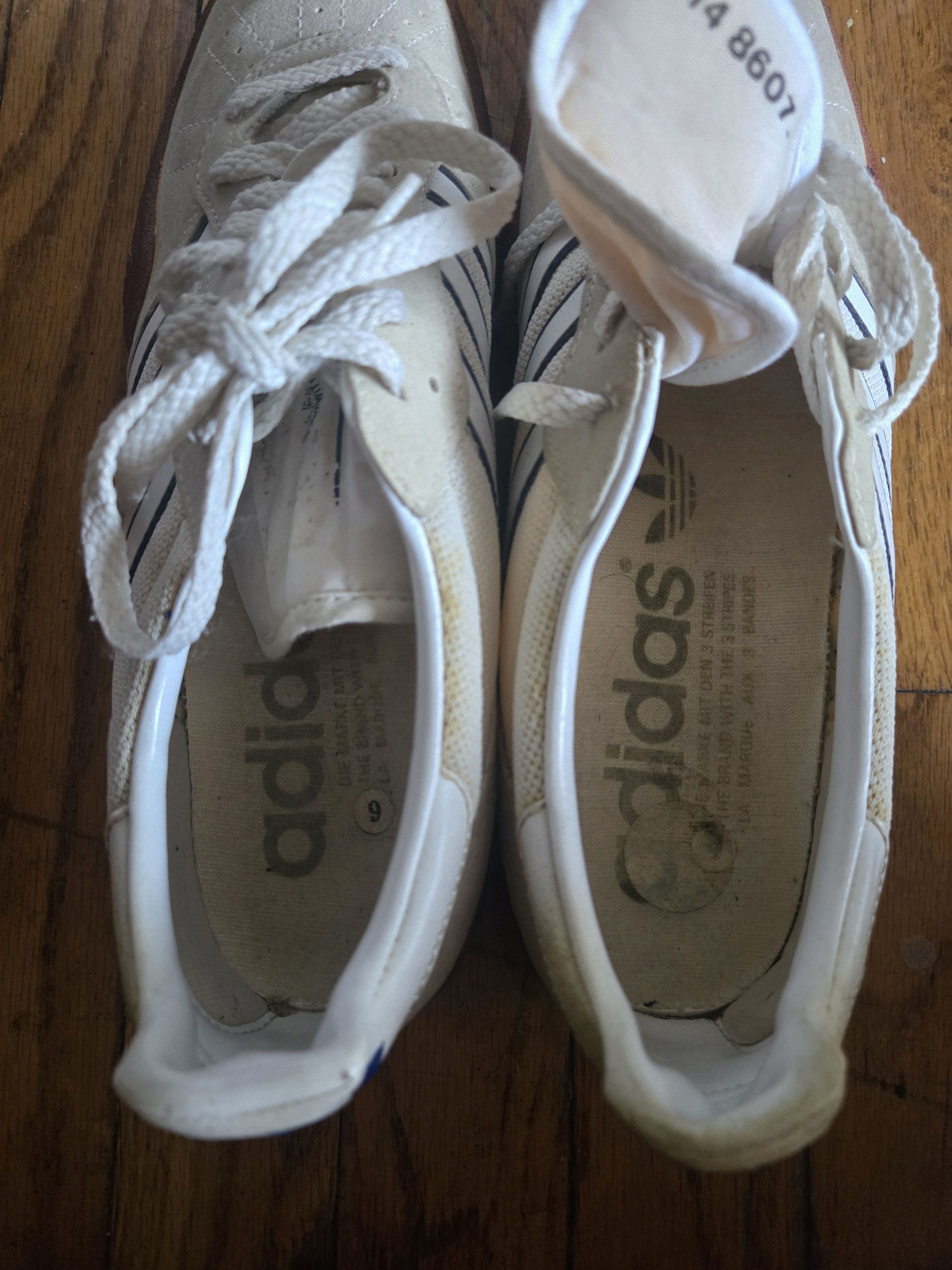Adidas vtg Adidas 1986 Indoor King 9US/8Uk Sneaker Made in Taiwan Size US 9 / EU 42 - 9 Thumbnail