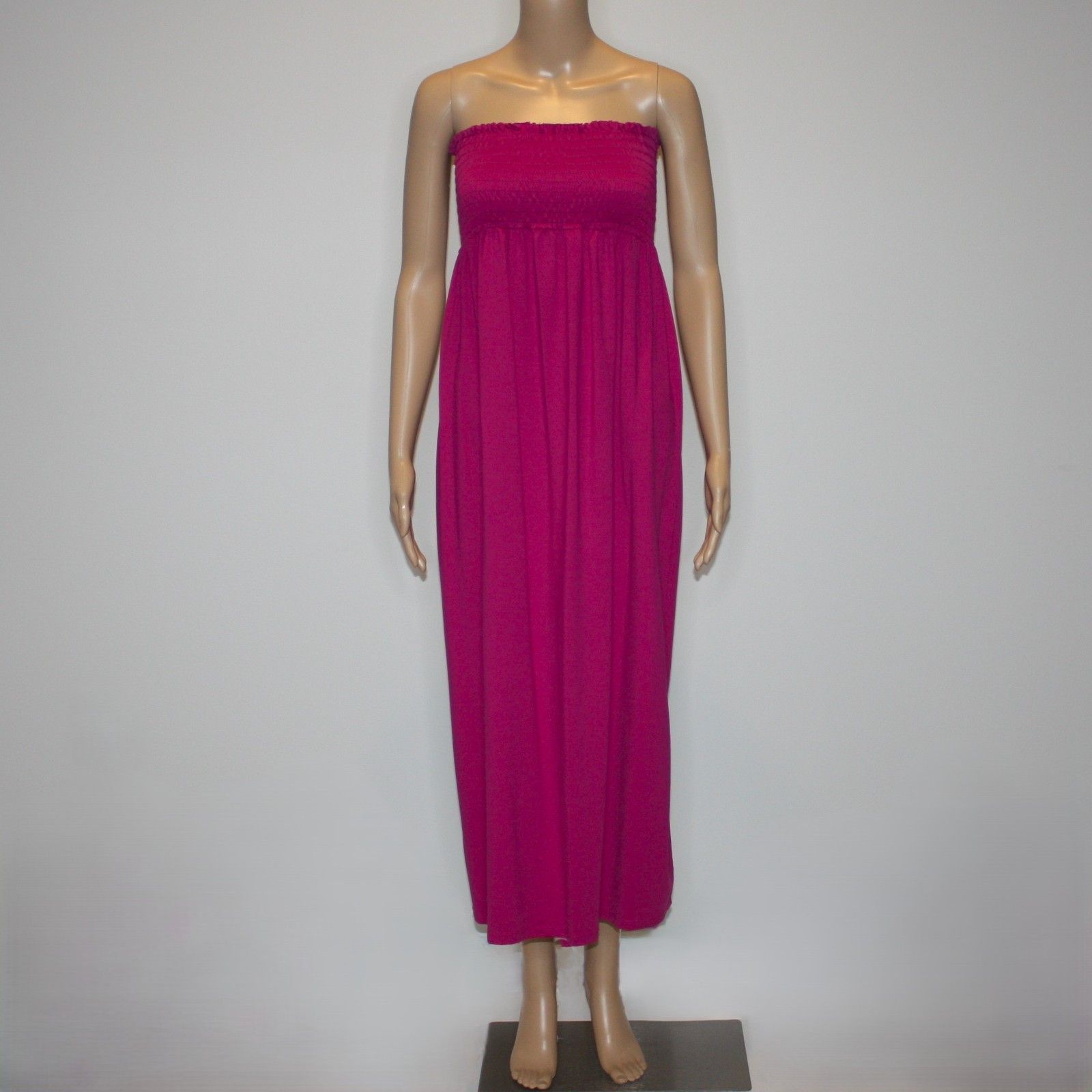 Other Women's Smocked Top Maxi Tube Dress in Raspberry Pink Size S / US 4 / IT 40 - 1 Thumbnail
