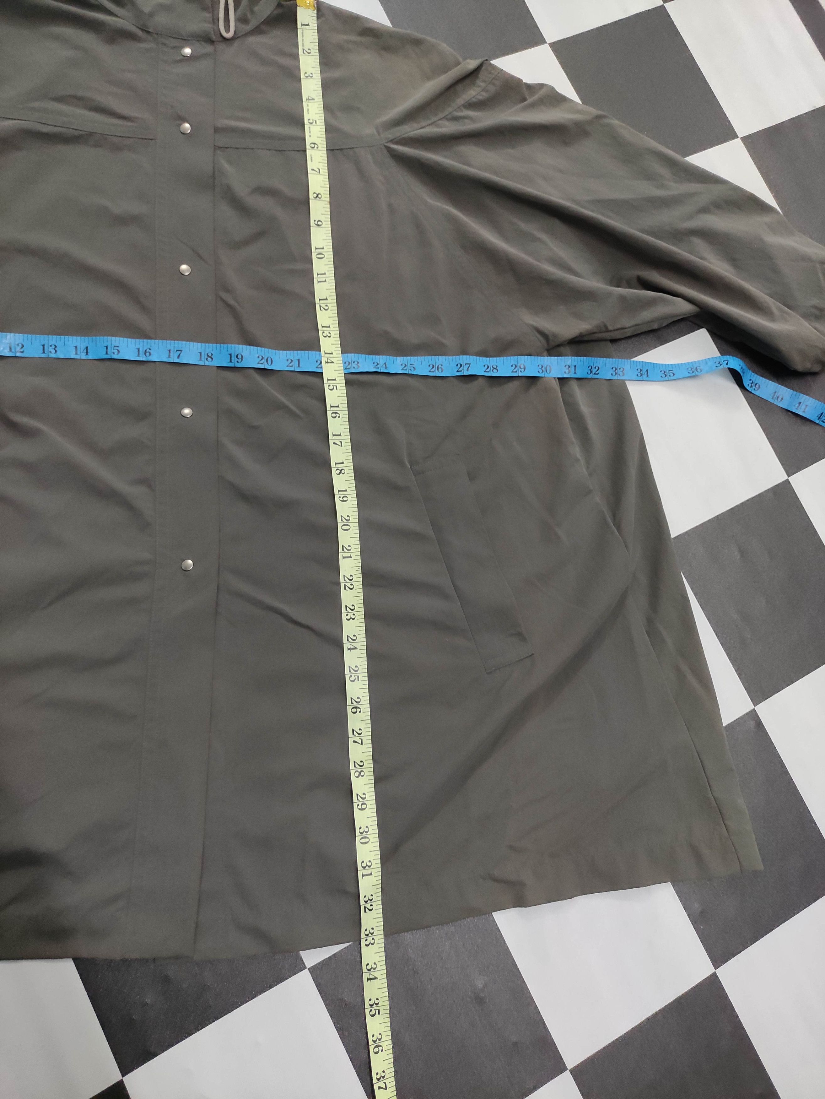 Hiroko Koshino Homme Vintage Hiroko Bis Pullover Hoodie Nylon Jacket Over Size Size 4XL / US 24-26 - 16 Thumbnail