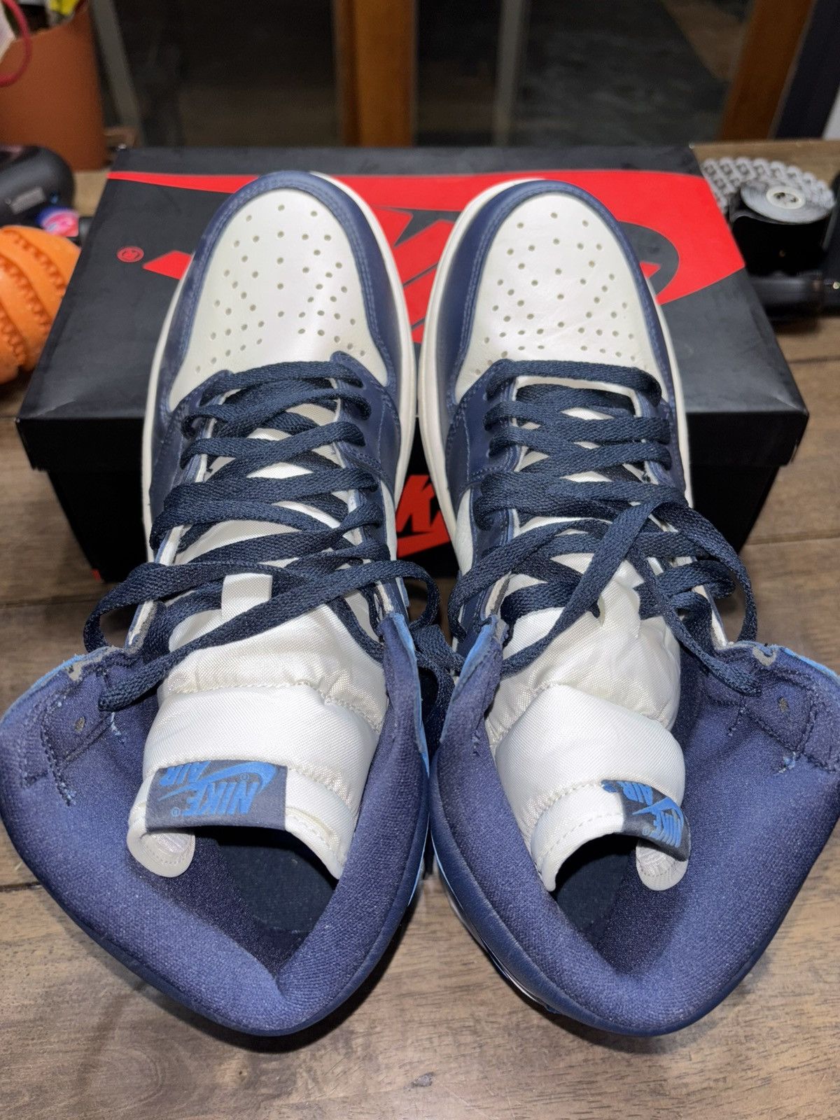 Jordan Brand Jordan 1 high obsidian Size US 12 / EU 45 - 3 Thumbnail
