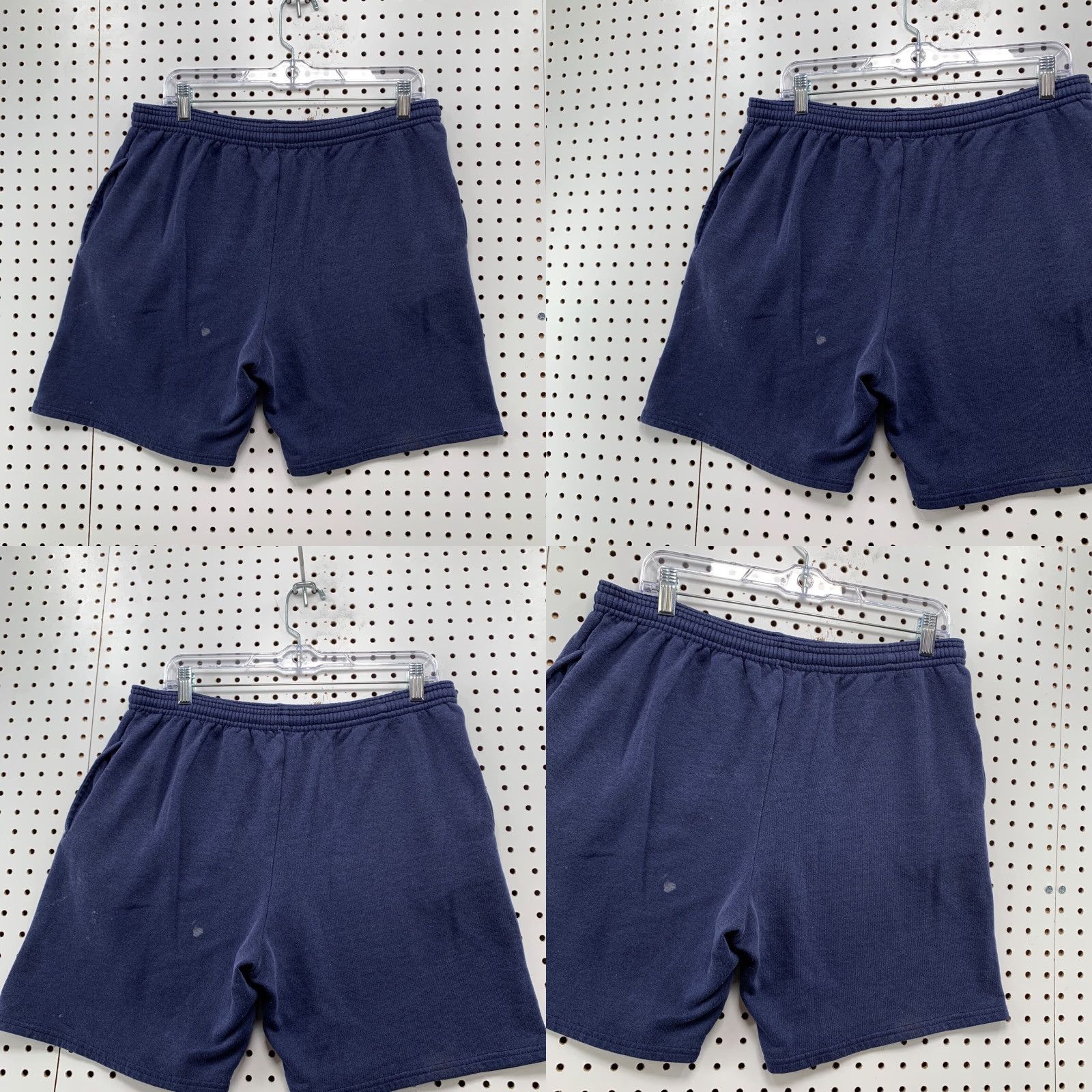 Jerzees VINTAGE Jerzees MCJROTC Sweat Shorts Mens Large 32x7 Blue Fleece Military USA Shorts Mens Large Blue 1990s MCJROTC Size US 33 - 8 Thumbnail