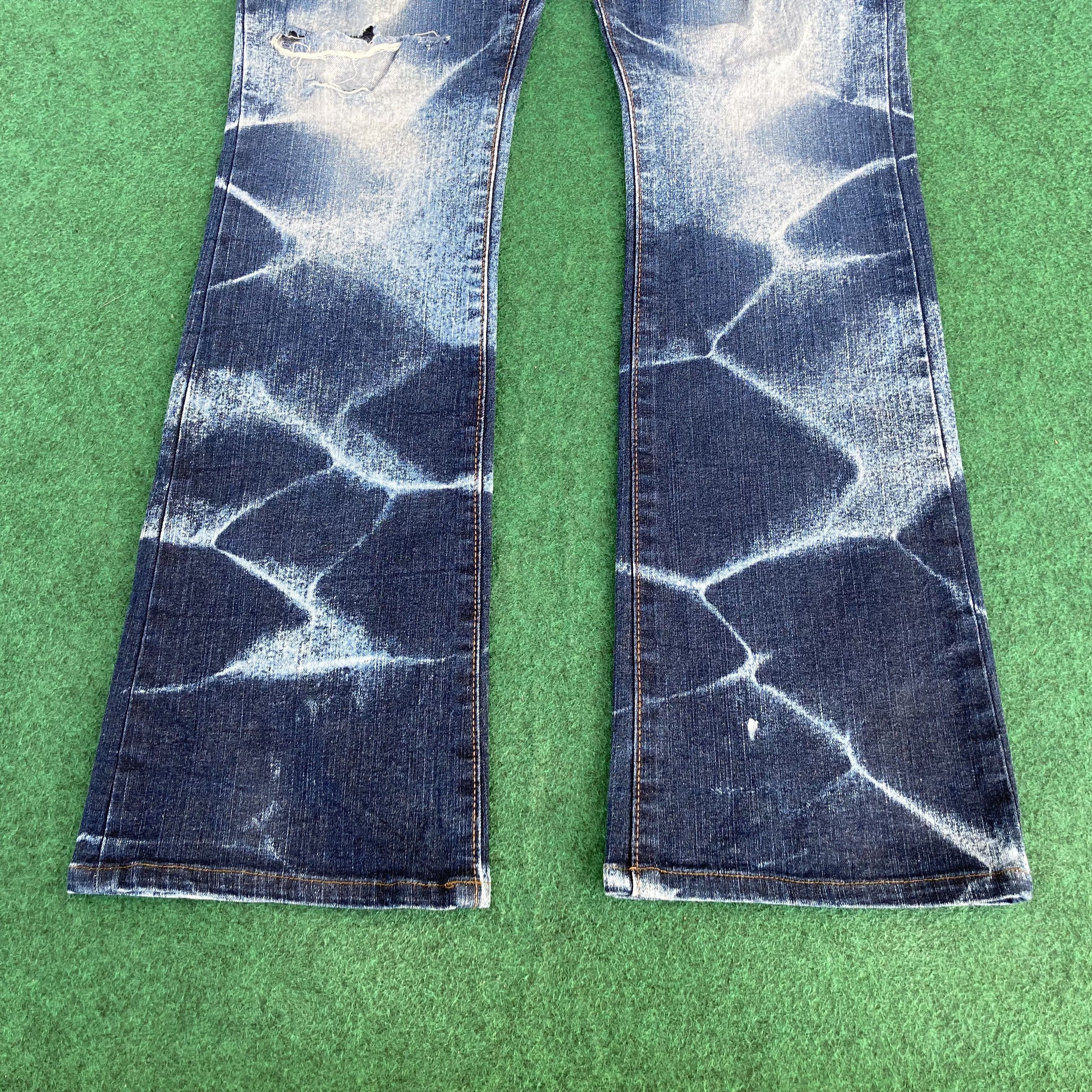 Japanese Brand × Schlussel Vtg Schlussel Men's Bootcut Flare Jeans Size US 34 / EU 50 - 10 Thumbnail