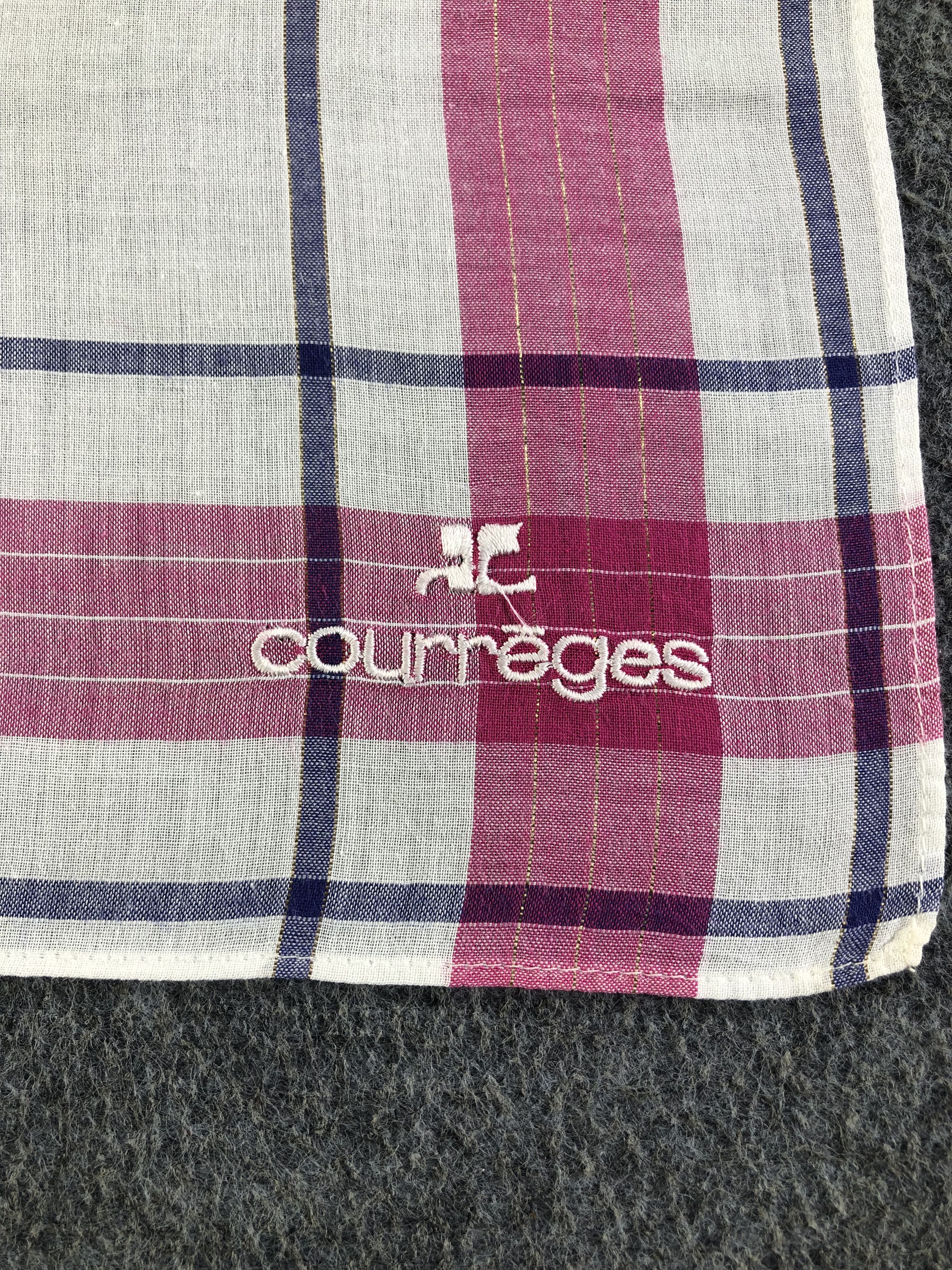 Courreges Courreges Handkerchief / Bandana / Neckerchief C392 Size ONE SIZE - 5 Thumbnail
