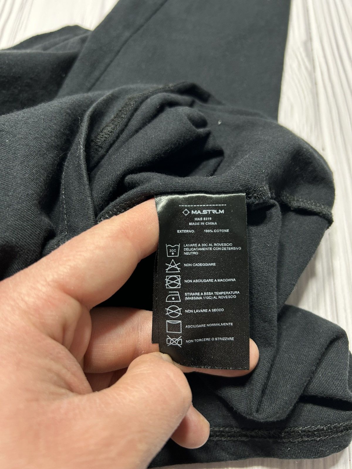 MA.STRUM × Massimo Osti Ma.Strum Black Longsleeve Sweatshirt Size M Size US M / EU 48-50 / 2 - 9 Thumbnail