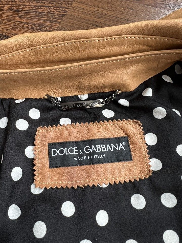 Dolce & Gabbana Dolce&Gabbana Women's Leather Bomber Jacket Size IT 38 /XXS Size XXS / US 00 / IT 34 - 12 Thumbnail