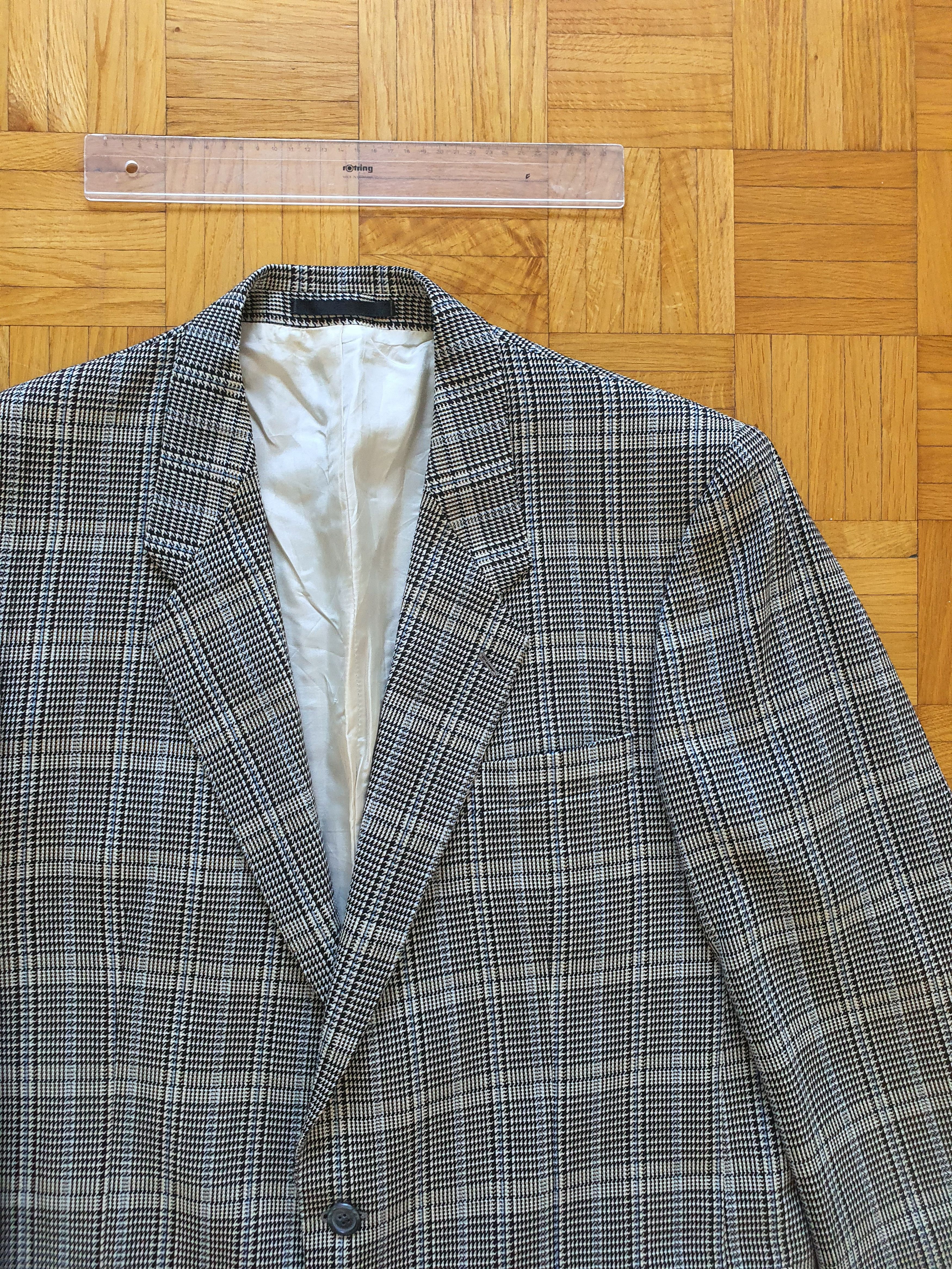 Pierre Cardin Vintage Sports Coat Jacket (Made in France) - Glenplaid Size 42R - 3 Thumbnail