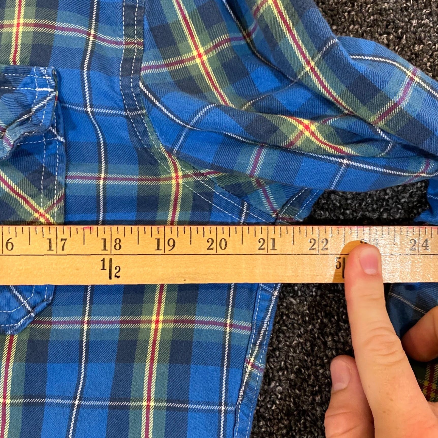 Superdry Superdry Shirt Lumberjack Twill Mens Large Multicolor Plaid Button Up Top L/S Size US L / EU 52-54 / 3 - 6 Thumbnail