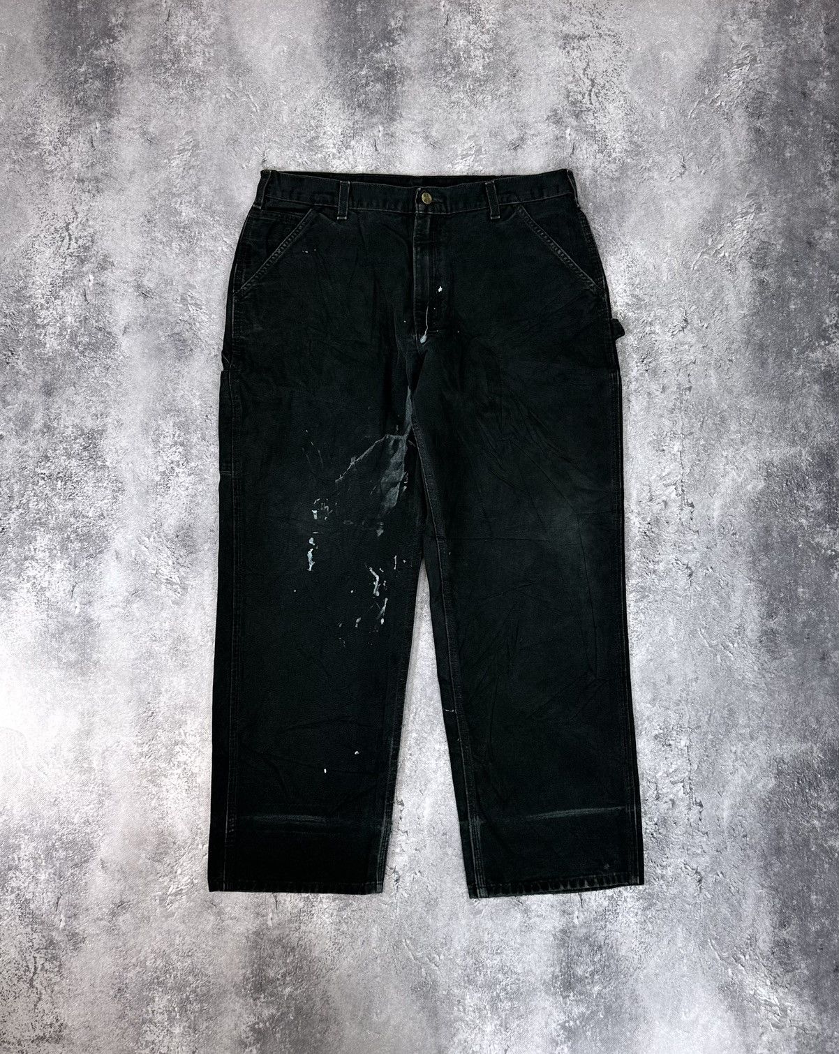 Carhartt Vintage Carhartt Faded Carpenter USA Baggy Opium Work Pants Size US 36 / EU 52 - 2 Thumbnail