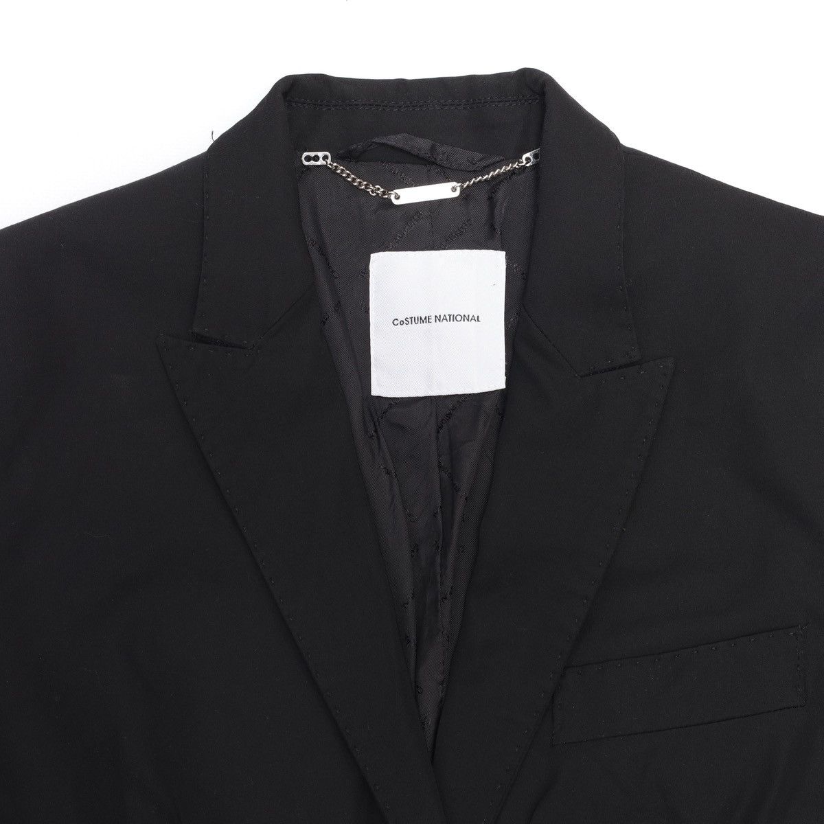 Costume National Costume National Viscose Black Blazer Jacket Size S / US 4 / IT 40 - 3 Thumbnail