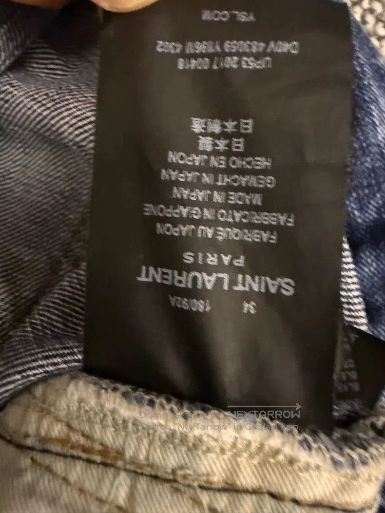 Saint Laurent Paris Saint Laurent Men's Denim Jeans L. Size US 34 / EU 50 - 5 Thumbnail