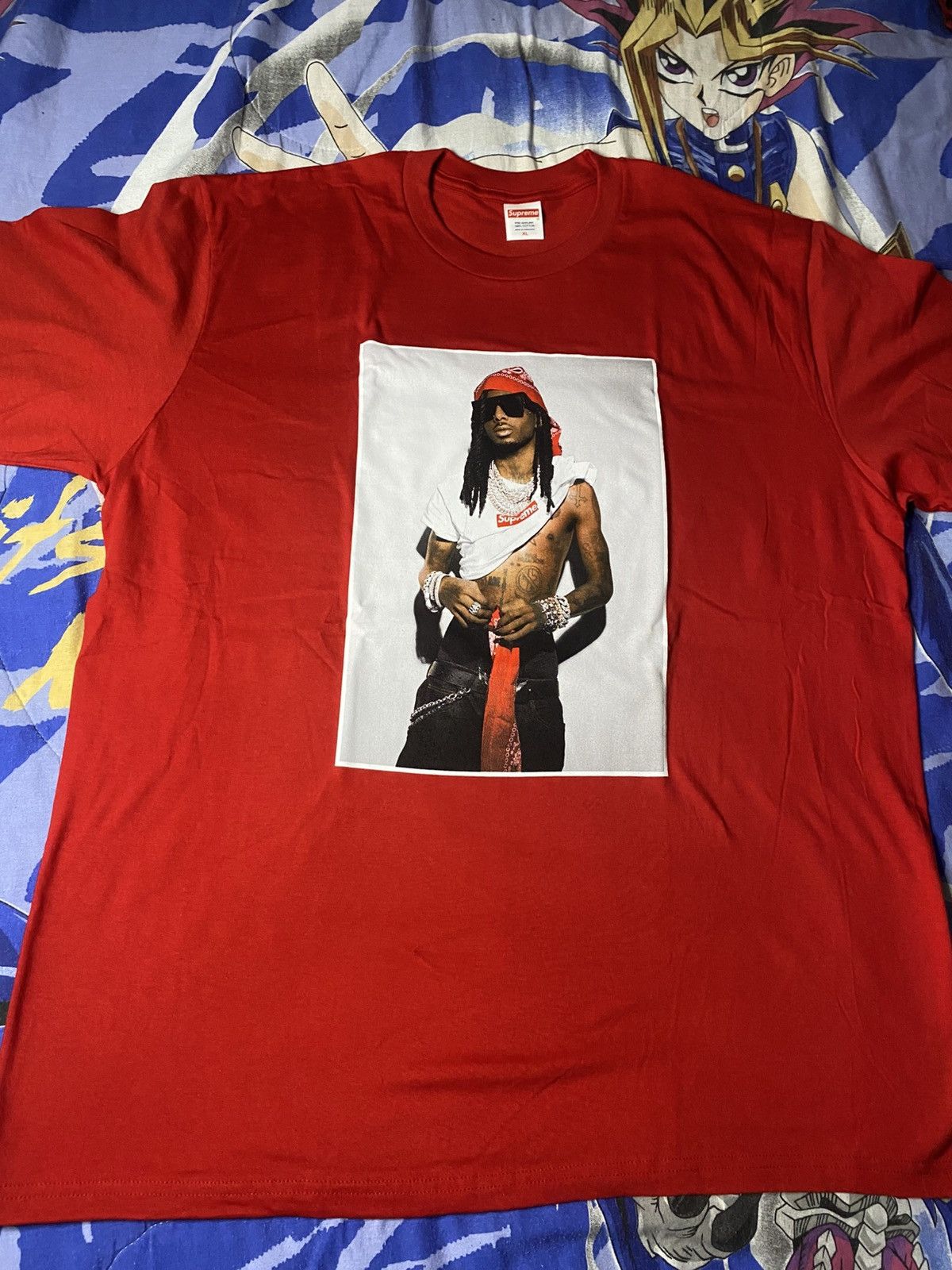 Supreme Playboi Carti Tee Red XLサイズ Supreme Playboi Carti Tee Red Men's - FW25 - US