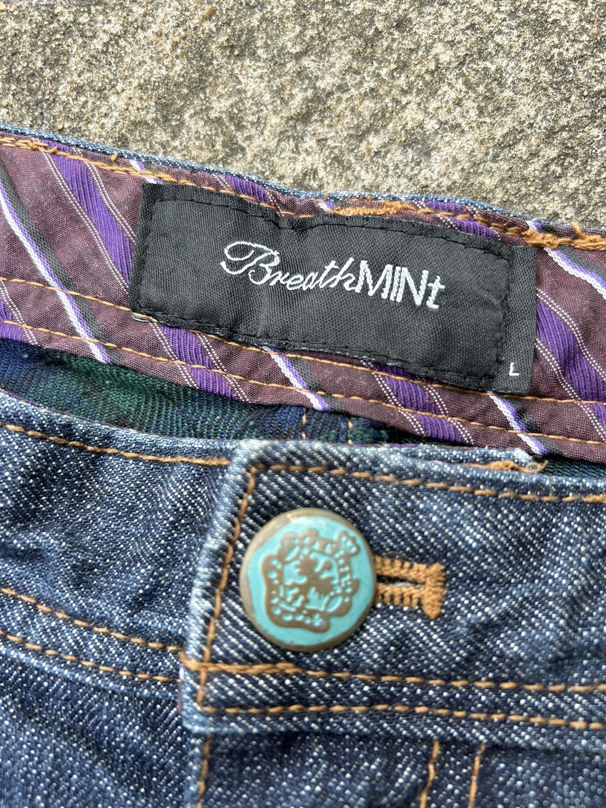 If Six Was Nine × Japanese Brand × Le Grande Bleu (L.G.B.) Double waish denim short pants Ifsixwasnine lgb style Size US 26 / EU 42 - 6 Thumbnail