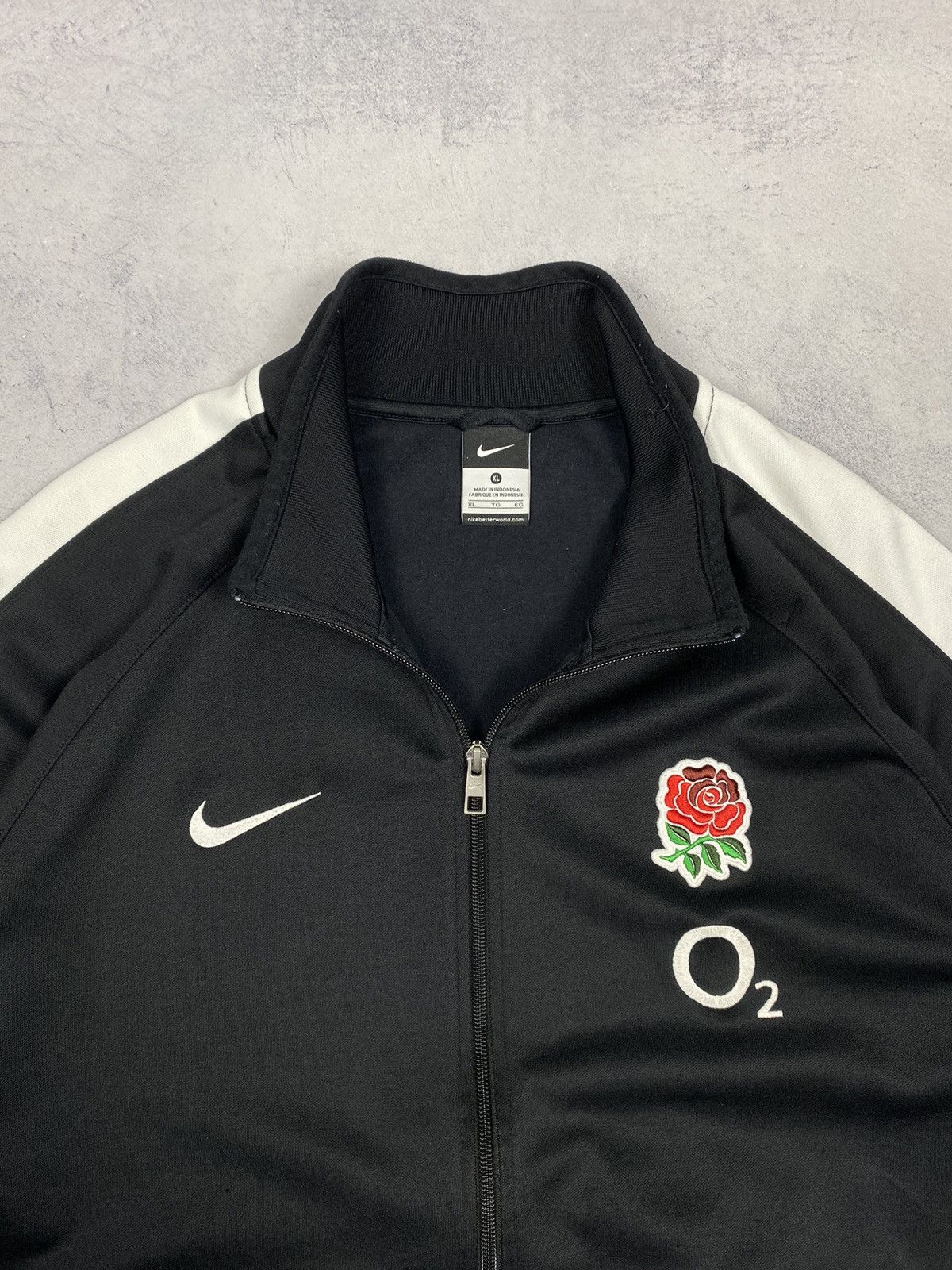 Nike Nike England Rugby Track Jacket Black Full Zip Bomber Size US XL / EU 56 / 4 - 9 Thumbnail