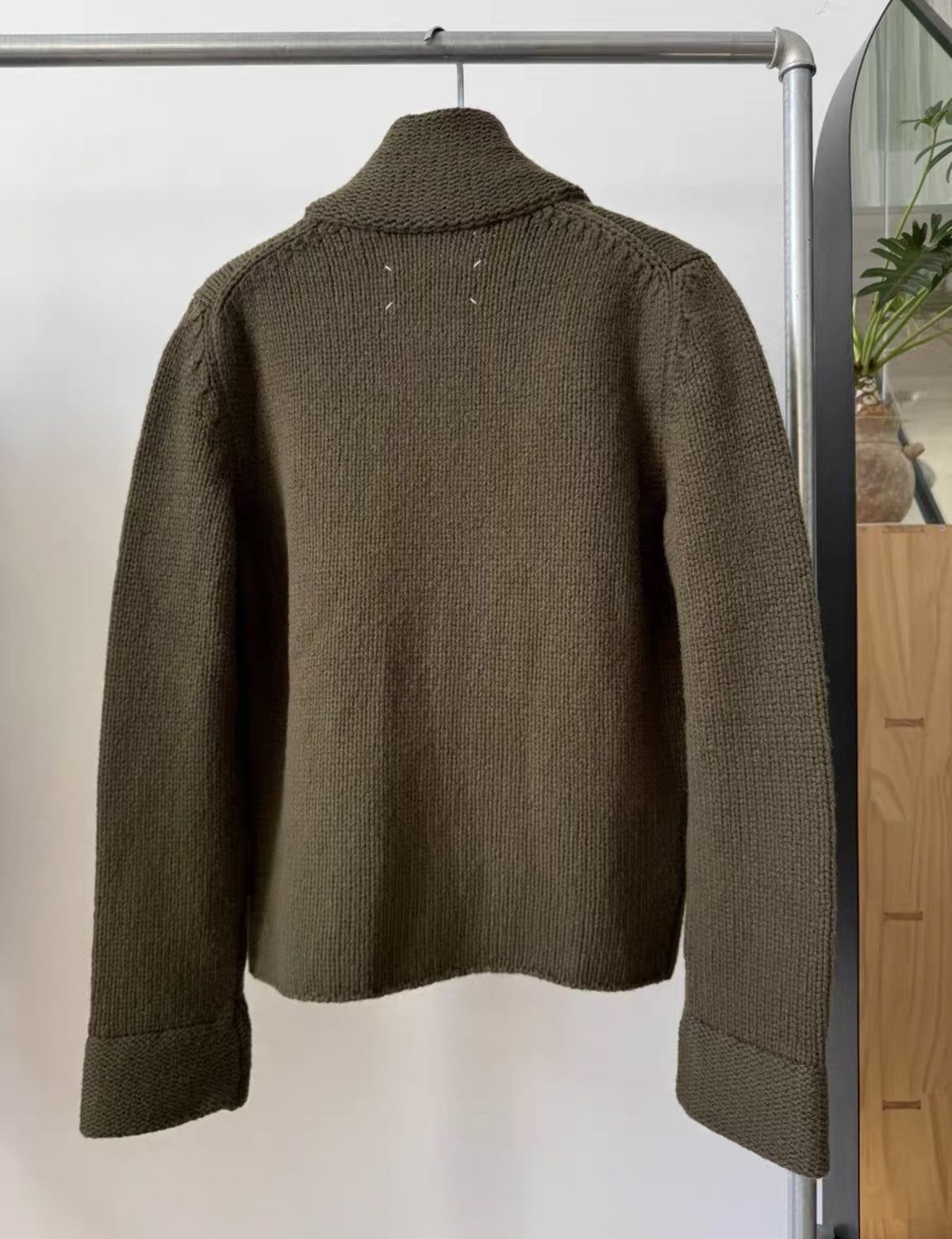 Maison Margiela MAISON MARGIELA Fall/Winter 2017 Wool Knit Zip Jacket Size US M / EU 48-50 / 2 - 2 Thumbnail