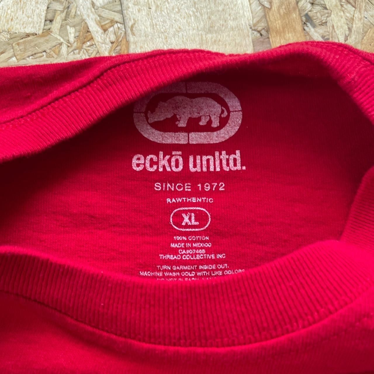 Ecko Unltd. × Vintage Vintage Y2k Ecko Unlimited T Shirt Size US XL / EU 56 / 4 - 4 Thumbnail